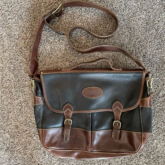 Dexter Leather Messenger Bag  - Picture 1 of 11